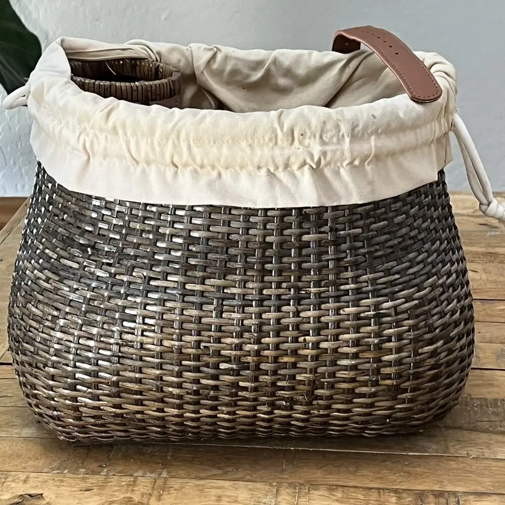 Bike Basket With Cup Holder 11.5